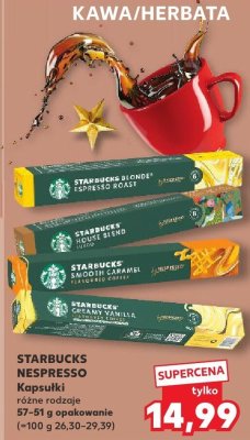 Kapsułki STARBUCKS ESPRESSO różne rodzaje promocja w Kaufland