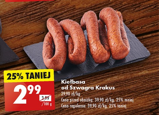 Kiełbasa od szwagra Krakus animex promocja