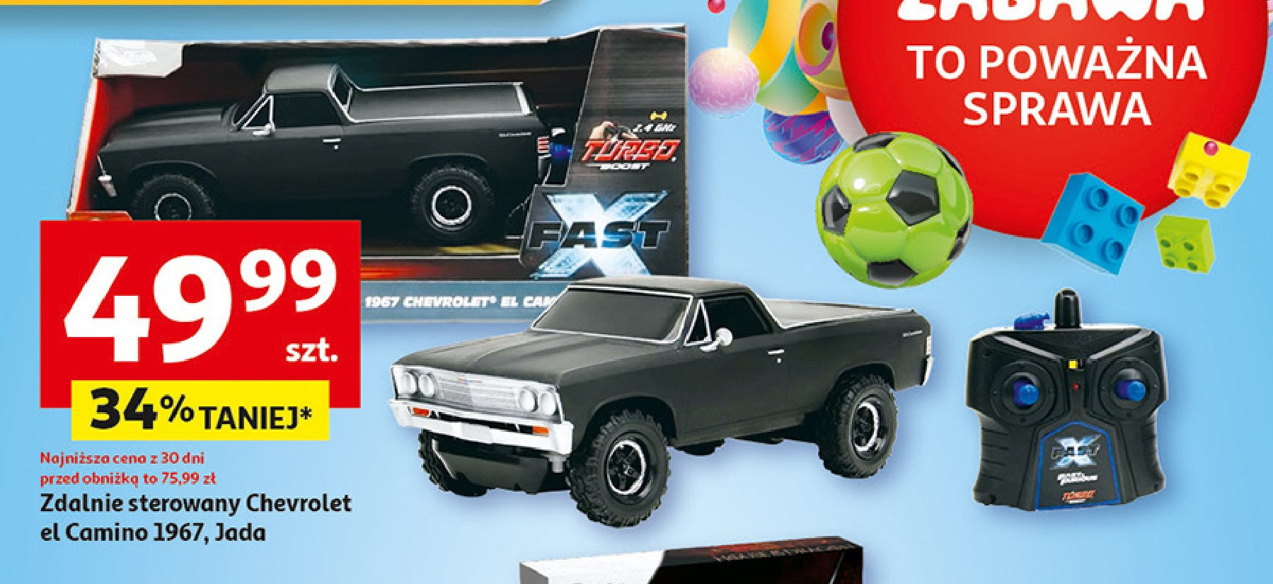 Samochód chevrolet el camino 1967 Jada promocja w Auchan