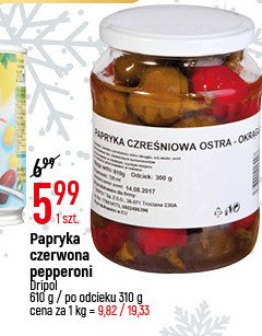 Papryka czere艣niowa ostra DRIPOL promocja