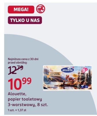Papier toaletowy 3-warstwowy, 8 szt. promocja w Rossmann