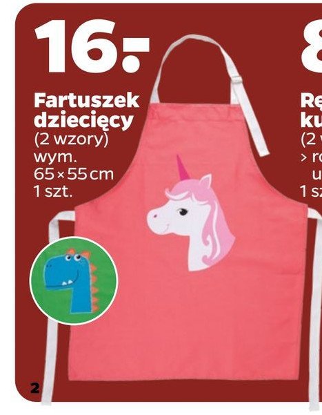 Fartuszek dzieci臋cy 65 x 55 cm promocja