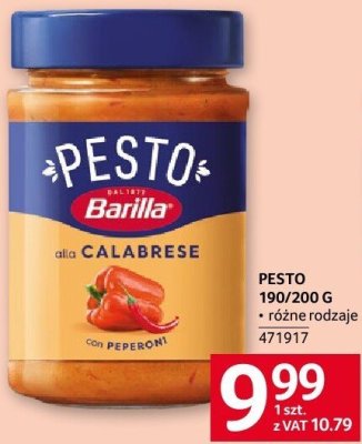 Pesto Calabrese Barilla promocja w Selgros