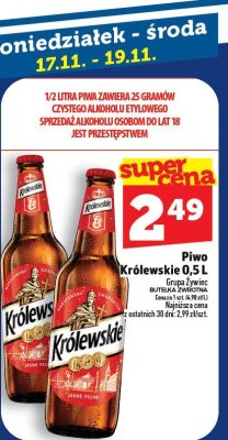 Piwo Królewskie promocja w TOPAZ