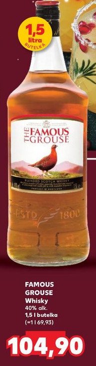 Whisky The famous grouse promocja w Kaufland