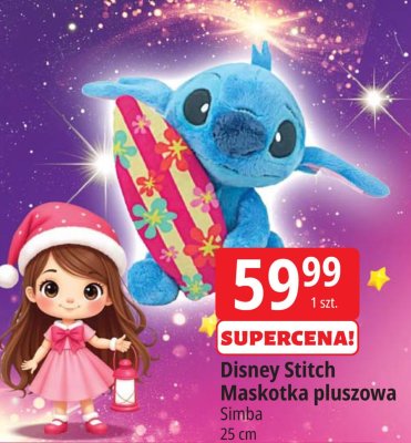 Disney Stitch Maskotka pluszowa Simba 25 cm promocja w Leclerc