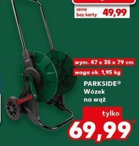 Wózek na wąż ogrodowy Parkside promocja