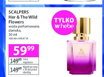 Woda perfumowana Scalpers her & the wild flower promocja