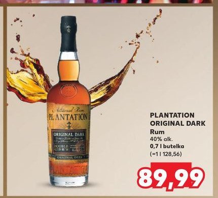 Rum PLANTATION ORIGINAL DARK promocja