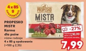 Karma dla psa z wołowiną PROPESKO promocja w Kaufland