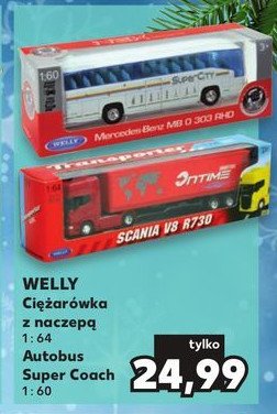 Autobus super coach 1:60 Welly promocja