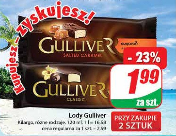 Lody salted caramel promocja
