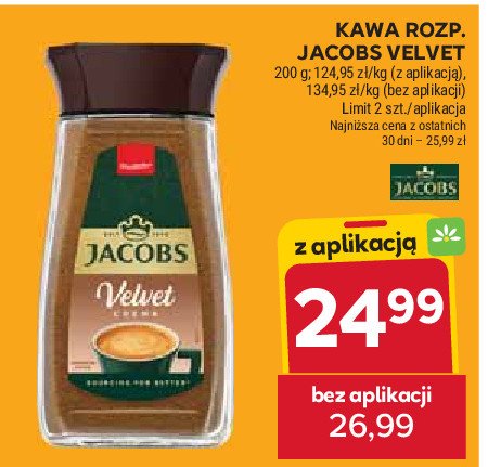 Kawa Jacobs velvet promocja w Stokrotka