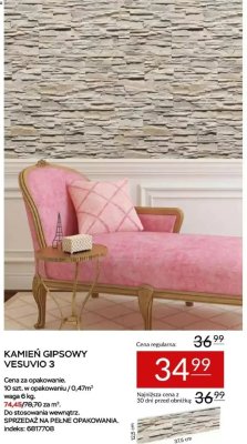 Kamień dekoracyjny gipsowy Vesuvio 3 promocja w Abra Meble