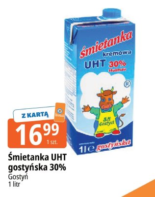 Śmietanka UHT gostyńska 30% promocja w Leclerc