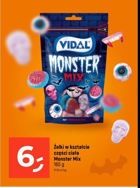 Żelki w kształcie części ciała Vidal promocja