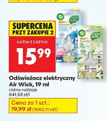 Odświeżacz elektryczny Air Wick, 19 ml promocja w Biedronka