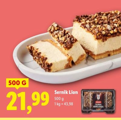 Ciasto sernik promocja w Lidl