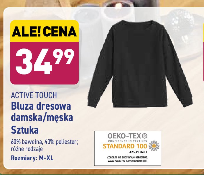 Bluza damska m-xl Active touch promocja