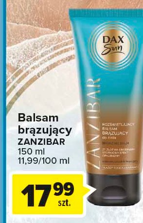 Rozświetlający balsam brązujący do ciała zanzibar