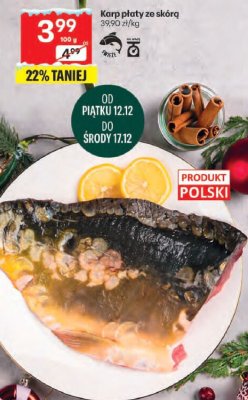 Karp płaty ze skórą promocja w Delikatesy Centrum