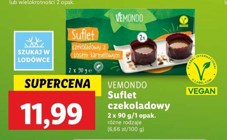 Suflet czekoladowy Vemondo promocja