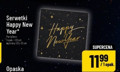 Serwetki Happy New Year promocja w POLOmarket