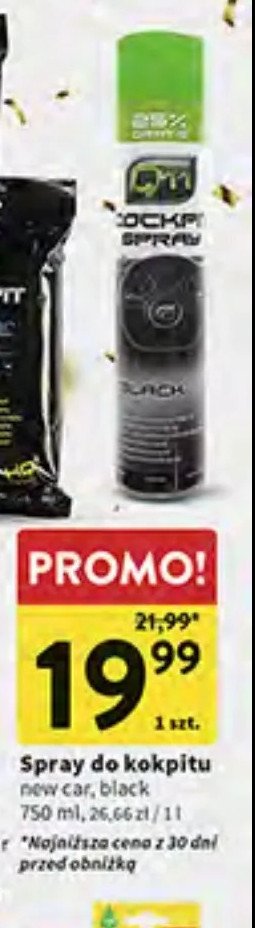 Spray do kokpitu black Q11 promocja