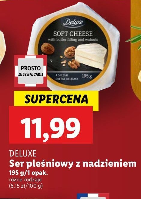 Ser pleśniowy orzechowy Deluxe promocja