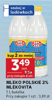 Mleko polskie 2% Mlekovita promocja w Stokrotka