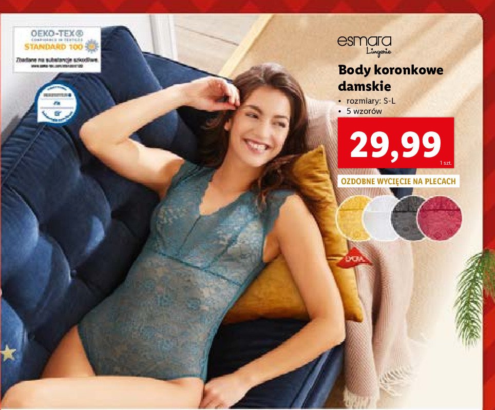 Body koronkowe s-l Esmara lingerie promocja
