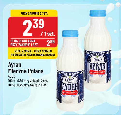 Ayran Mleczna polana promocja