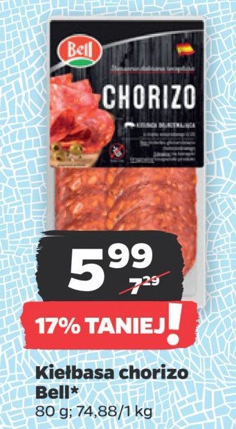 Kiełbasa chorizo Bell polska promocja