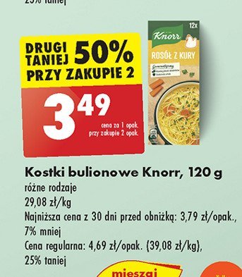 Rosół z kury w kostkach Knorr promocja