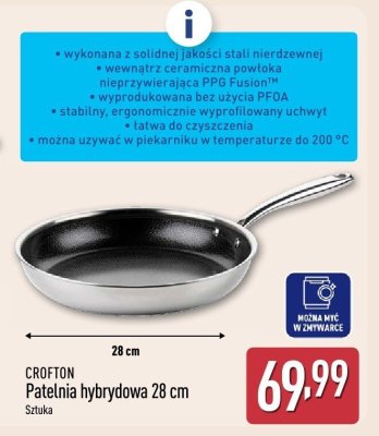Patelnia hybrydowa 28 cm promocja w Aldi