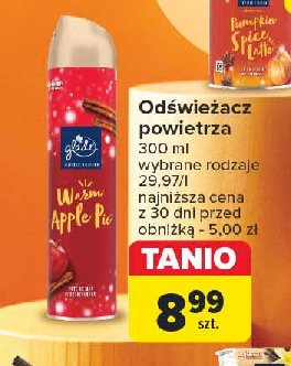 Odświeżacz arctic apple pie Glade by brise promocja w Carrefour