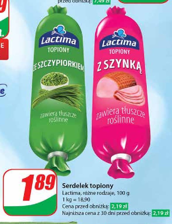 Serdelek ze szczypiorkiem Lactima promocja