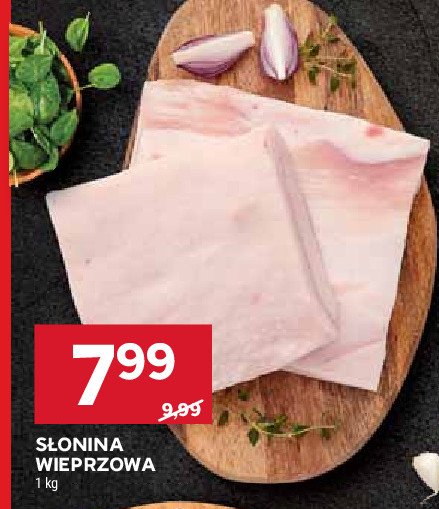 Słonina wieprzowa promocja