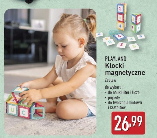 Klocki pojazdy Playland promocja