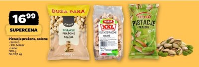 Pistacje prażone solone XXL Makar promocja w Netto