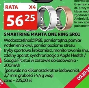 Smartring onering Manta promocja