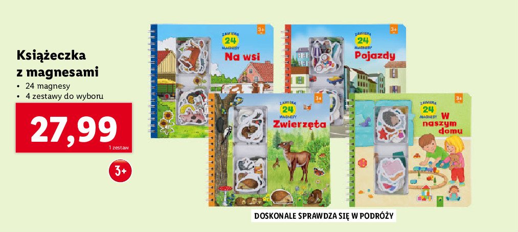 Książeczka z magnesami "w naszym domu" promocja