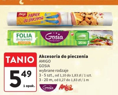 Folia aluminiowa GOSIA wybrane rodzaje promocja w Intermarche