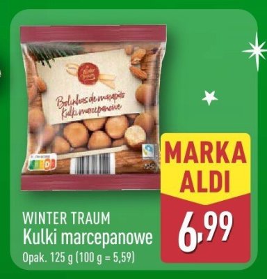 Kulki marcepanowe WINTER TRAUM promocja w Aldi