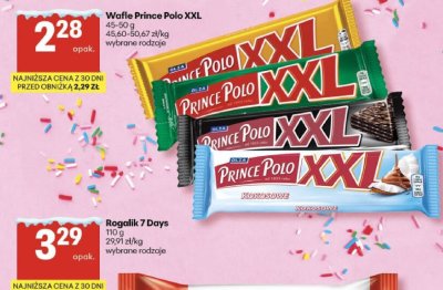 Wafel Prince Polo XXL promocja w Delikatesy Centrum