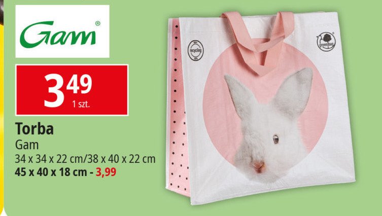 Torba prezentowa 38 x 40 x 22 cm Gam promocja