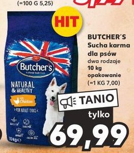 Karma dla psa kurczak Butcher's promocja