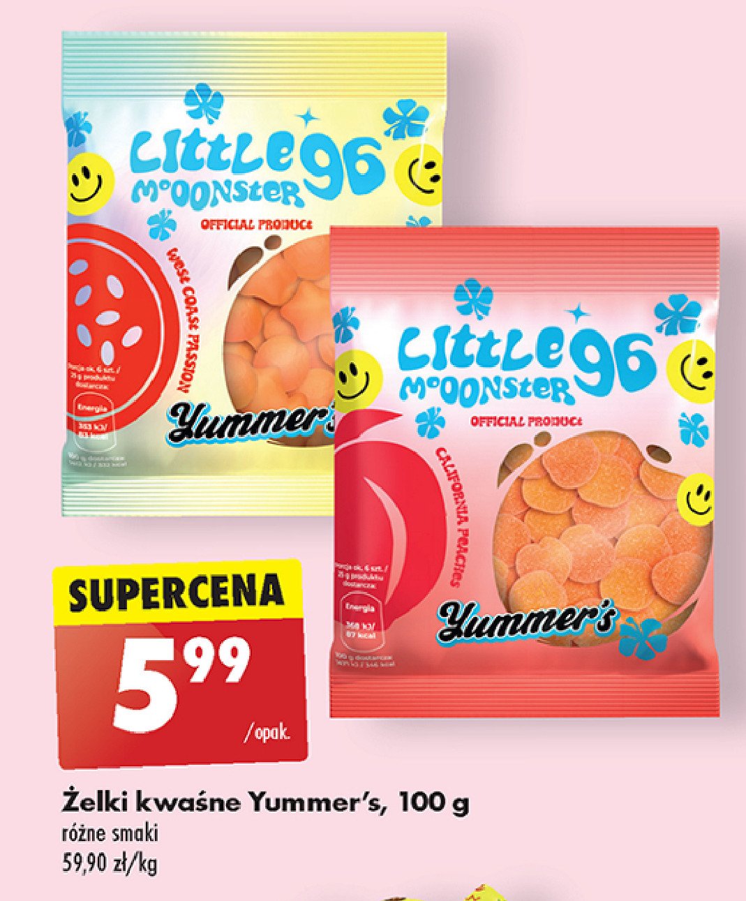 Żelki pomarańczowe YUMMER'S promocja