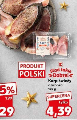 Karp świeży dzwonko 100 g promocja w Kaufland