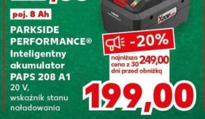 Inteligentny akumulator PAPS 208 A1 20 V promocja w Kaufland